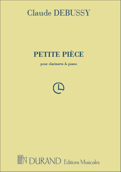 Petite Piece - pour clarinette et piano - klarinet a klavír